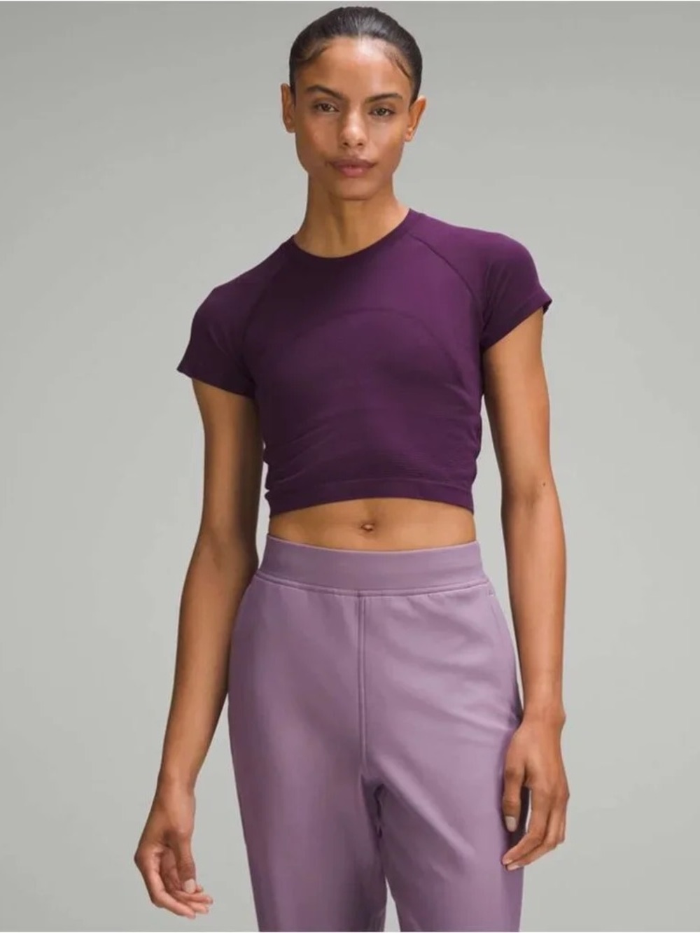 Lululemon Swiftly Tech Cropped Short-Sleeve Shirt 2.0